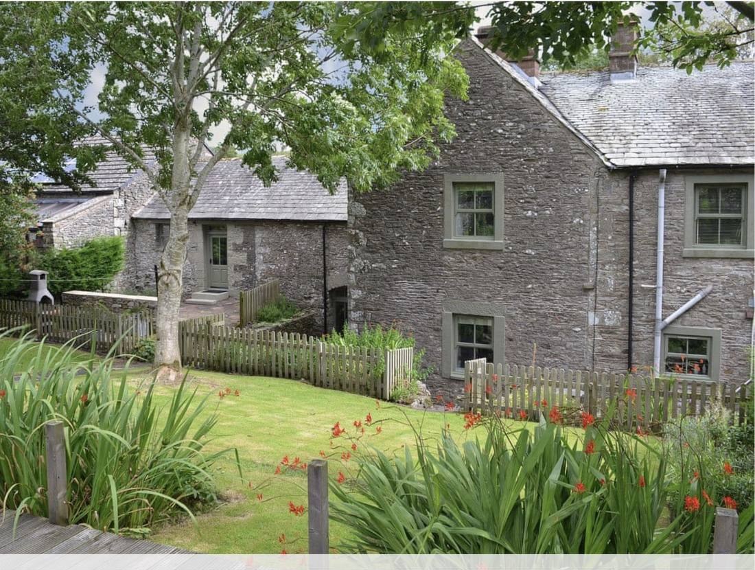 Enclosed garden with fell views